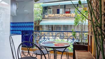 Family Apartment, Balcony, City View | Balcony