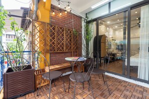 Family Apartment, Balcony, City View | Balcony