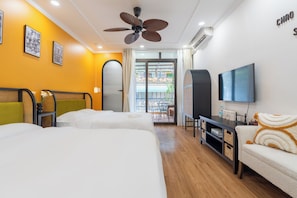 Departamento familiar, balcón, vista a la ciudad | Wifi gratis 