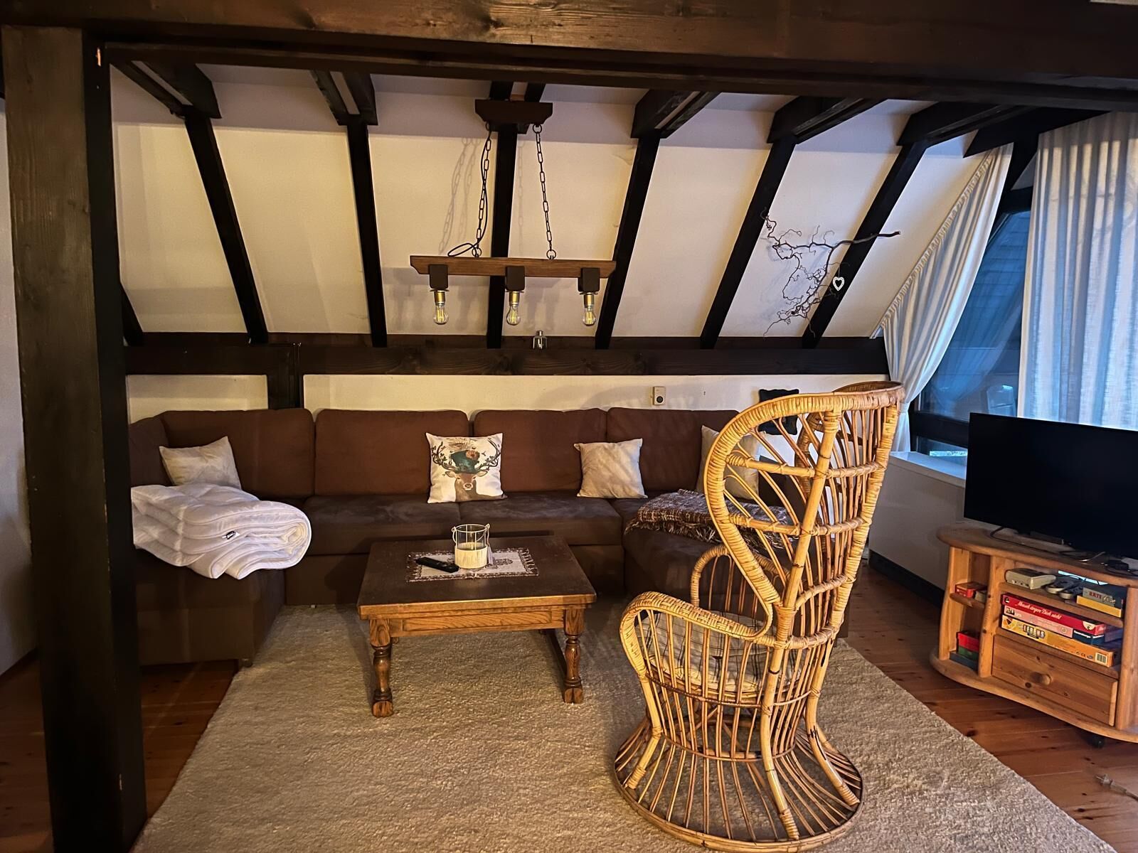 テレビ、テレビゲーム、DVD プレーヤー、書庫