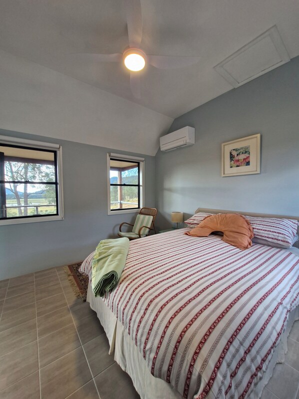 1 bedroom, iron/ironing board, bed sheets