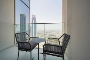 Luksus-lejlighed - balkon - byudsigt | Balkon