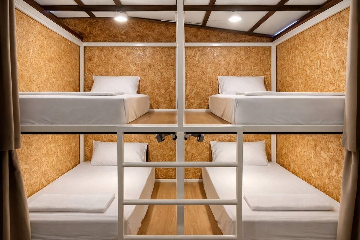 舒適共用宿舍, 僅限女士, 海景 | 床單