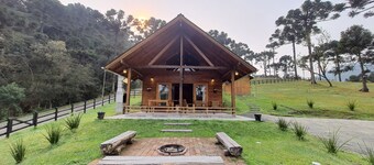 Cozy Country House and Cabin for Family Quinta do Vale in Urubici-SC