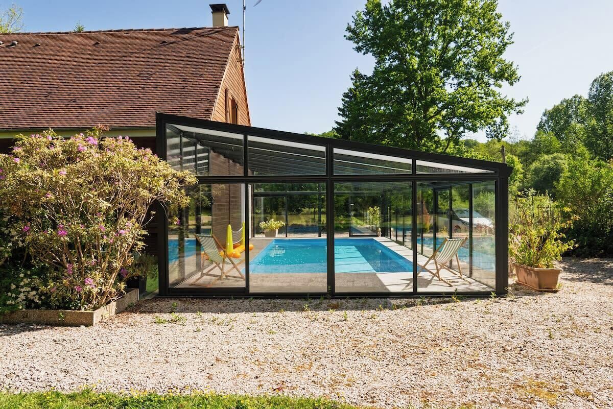 Indoor pool, a heated pool