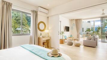 Apartment, 1 Bedroom, Balcony, Ocean View | In-room safe, iron/ironing board, free WiFi