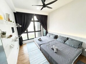 1 bedroom, iron/ironing board, free WiFi, bed sheets