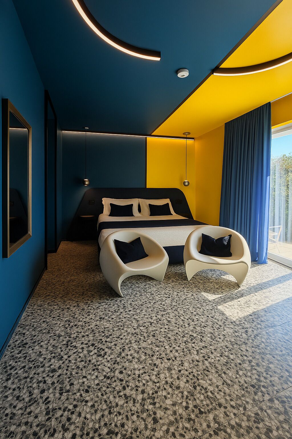 Camera Comfort, vista cortile | Una cassaforte in camera, tende oscuranti, Wi-Fi gratuito