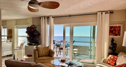 Luxury Riverfront Condo with heated pool and penthouse views