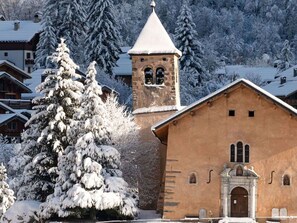 Exterior - Stunning 3-bed apartment, 6 people, parking, near slopes and village (Champagny-en-Vanoise)