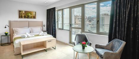 In-room safe, blackout curtains, soundproofing, iron/ironing board