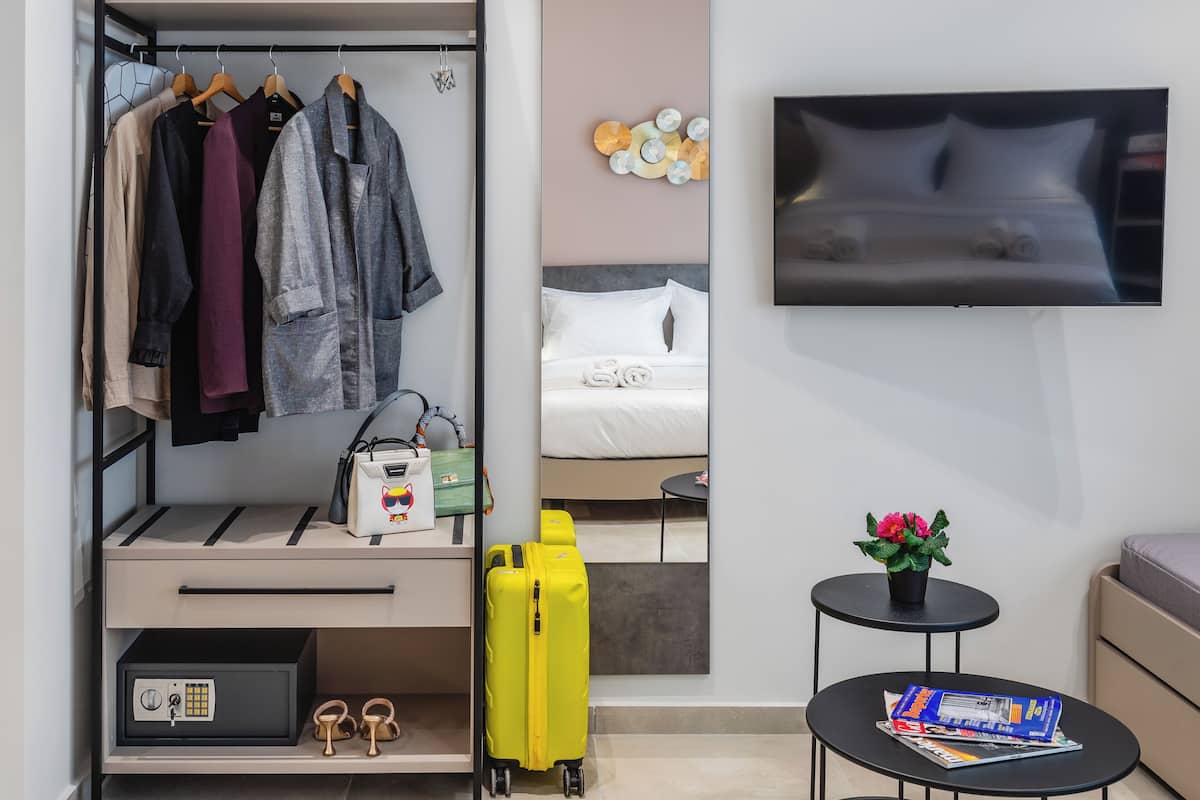 In-room safe, blackout drapes, soundproofing, iron/ironing board
