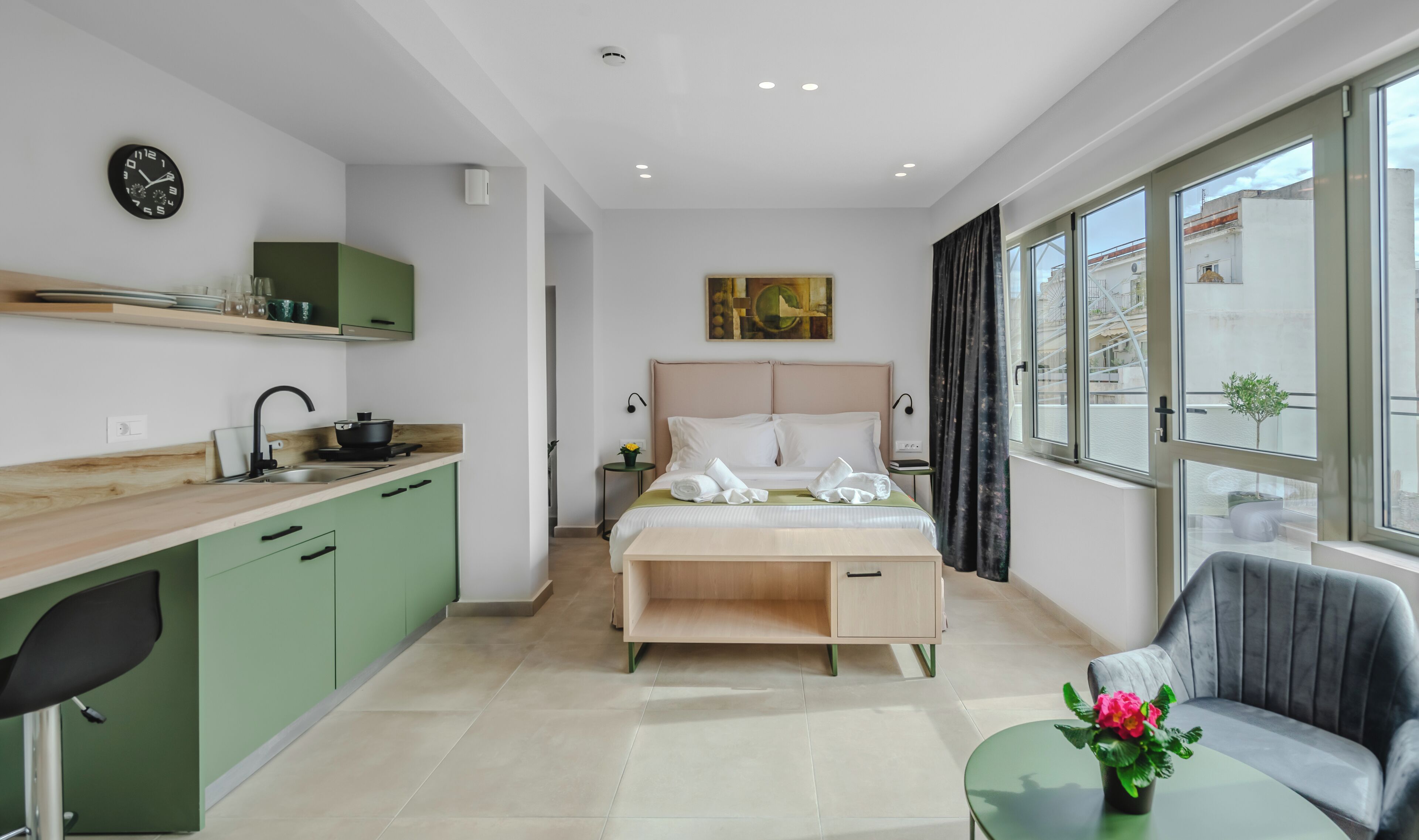 700 Luxury Suite | Caja de seguridad en la habitación, cortinas blackout y insonorización 