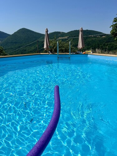Farmhouse with incredible view with pool