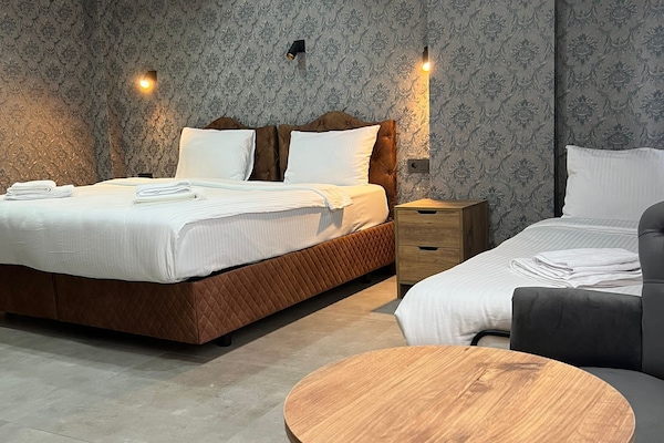 Tremannsrom – familie, byutsikt | Wi-fi (inkludert)