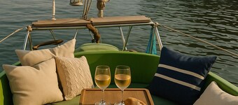 Unique Glamping experience on small boat in Central Karlskrona