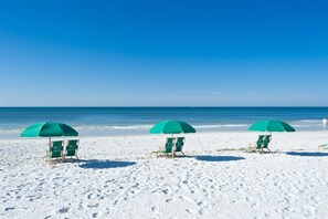 On the beach