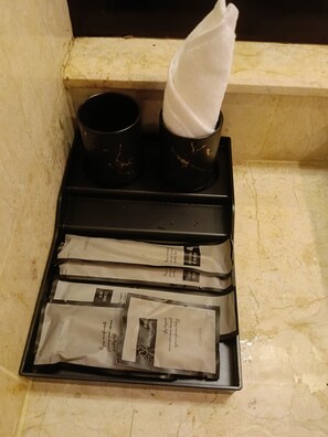 Dusche, Haartrockner, Bidet, Handt�ücher