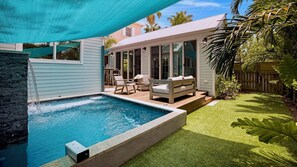 Una piscina riscaldata