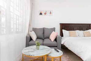 1 chambre, fer et planche à repasser, Wi-Fi, draps fournis