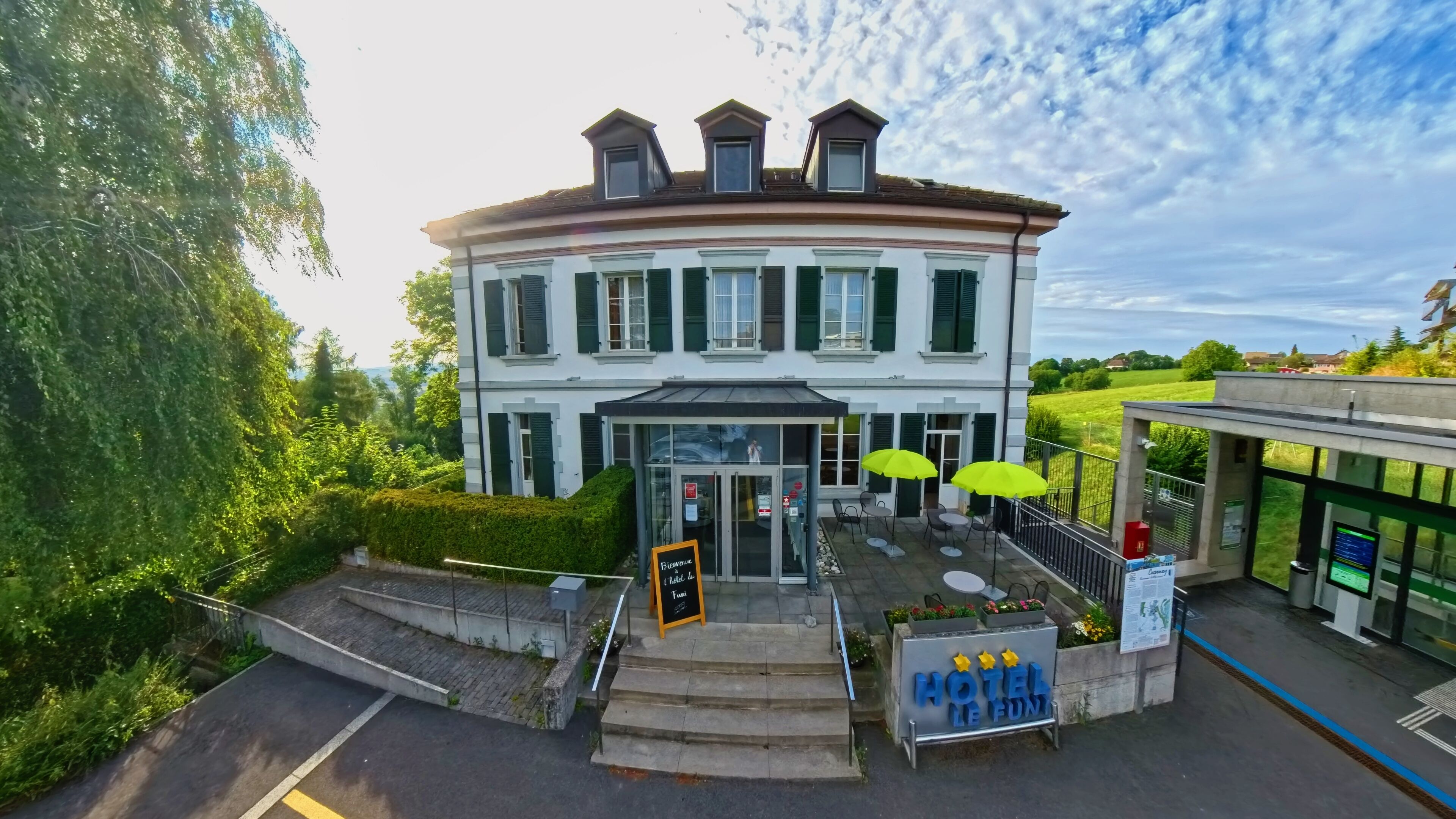 Fassade der Unterkunft