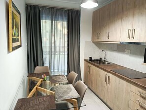 Apartment, 2 Bedrooms, Balcony | Dining room - Elegant Modern Apartment in Heart of Marousi (Marousi)