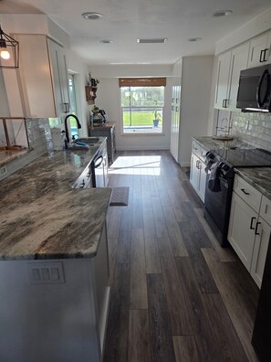 Microondas, horno, placa de cocina, lavavajillas