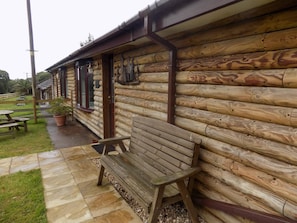 Ferienhütte, 3 Schlafzimmer, Raucher | Terrasse/Patio
