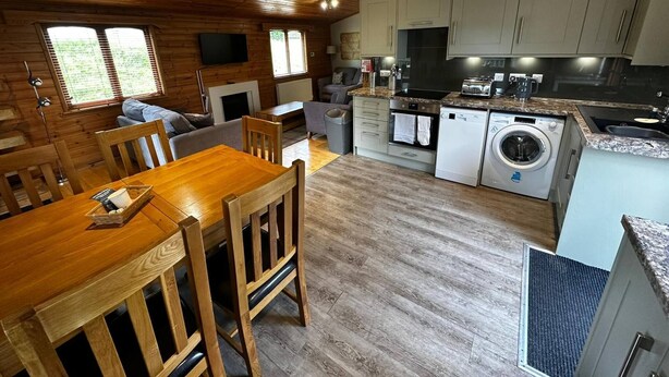 Kabin, 3 kamar tidur, Boleh Merokok, hot tub | Laundry