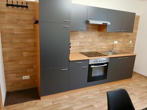 KĂŒhlschrank, Mikrowelle, Herdplatte, GeschirrspĂŒler