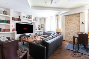 Smart-tv och en stereo