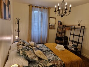 1 Schlafzimmer, Bügeleisen/Bügelbrett, kostenloses WLAN, Bettwäsche