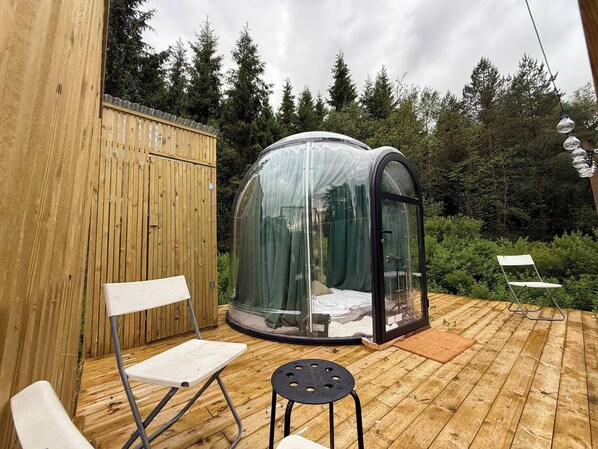 Værelse - 1 soveværelse - handicapvenligt - ryger | Terrasse/gårdhave