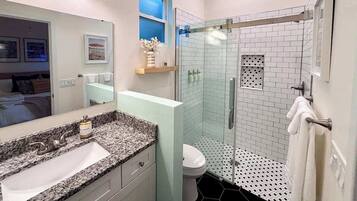 Shower, hair dryer