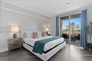 3 bedrooms, desk, iron/ironing board, travel cot