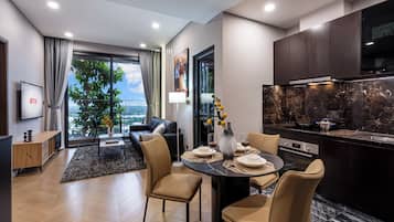 Apartemen Standar, balkon | Area keluarga