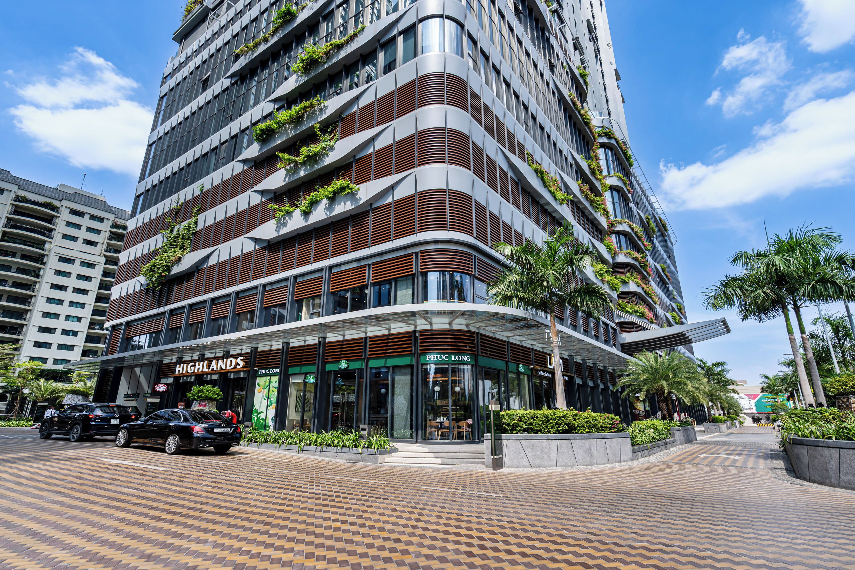 Façade de l’hébergement