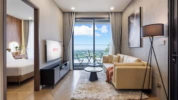 Standard-Apartment, Balkon | Wohnbereich