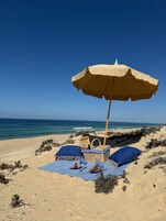 Beach nearby, white sand