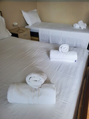 2 chambres, fer et planche à repasser, Wi-Fi, draps fournis
