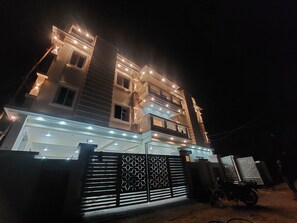 Voorkant van accommodatie