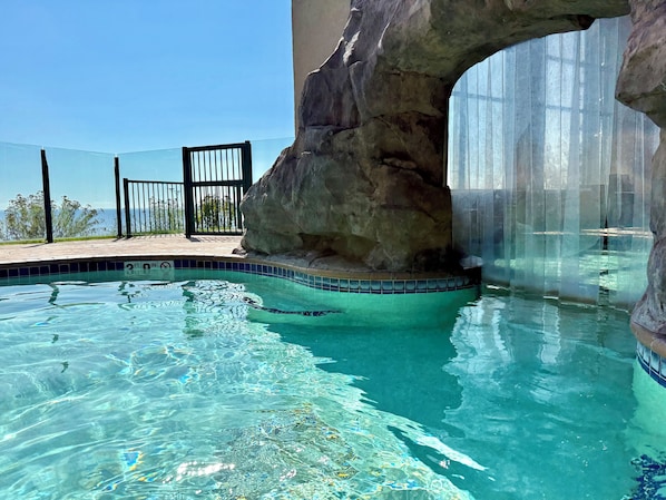 Indoor pool, a heated pool