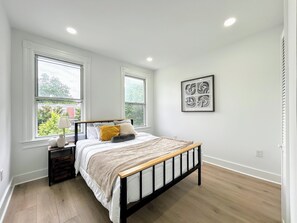 3 bedrooms, iron/ironing board, travel cot, free WiFi