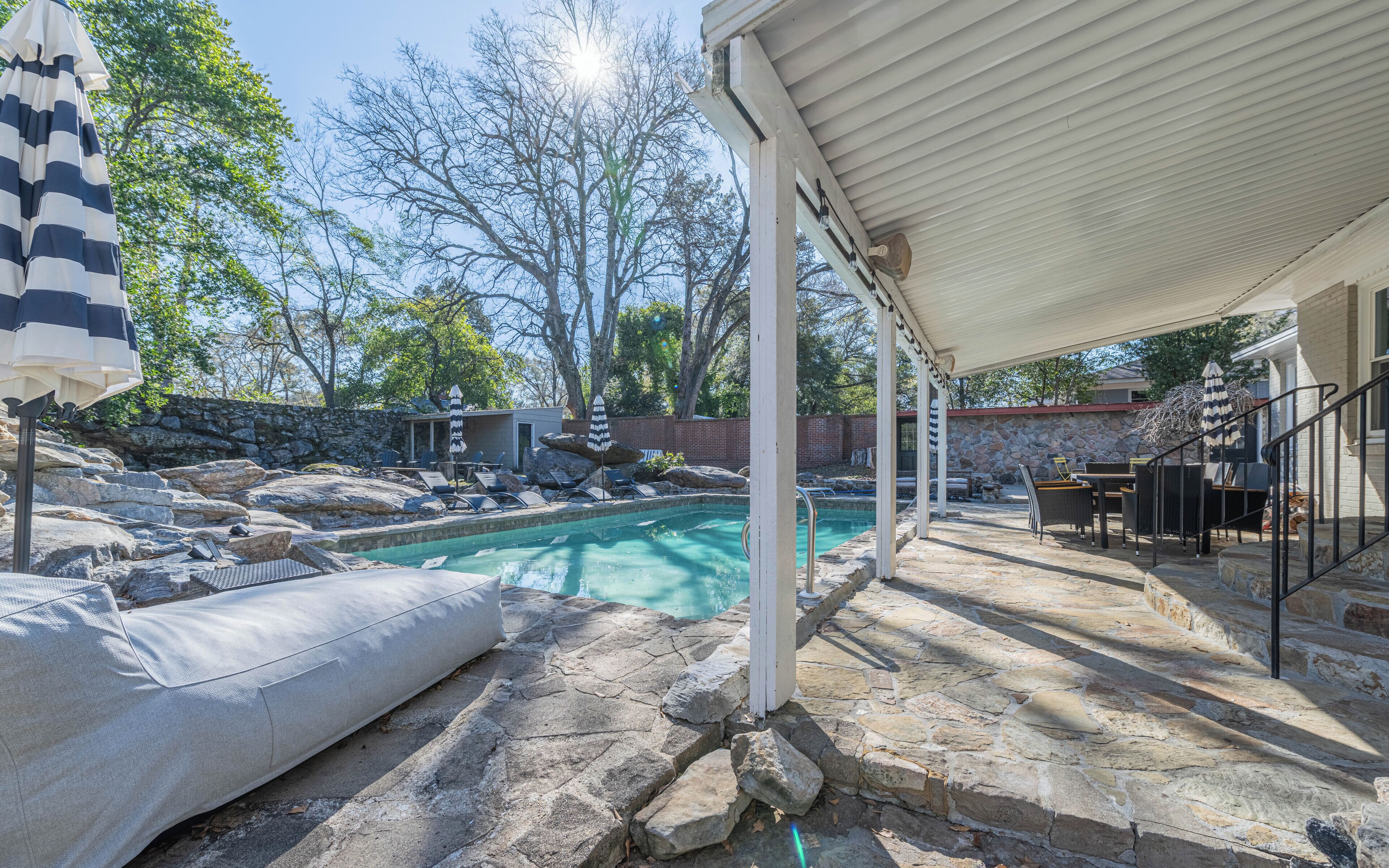 Seasonal outdoor pool