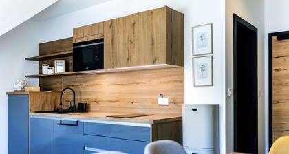 Brand new family friendly apartments in a quiet street 3km away from Bled.
