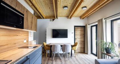 Brand new family friendly apartments in a quiet street 3km away from Bled.