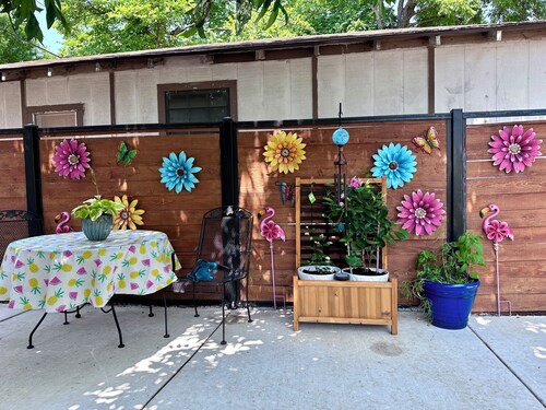 Tiny home in vibrant downtown San Antonio only minutes away from many sites. 