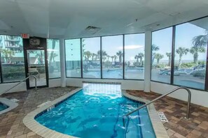 Outdoor pool, a heated pool - Destination Ocean, Unobstructed Oceanfront Suite with a King Bed (Myrtle Beach)