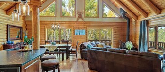 LARGE Private Waterfront Mountain Cabin. Fairplay, Colorado