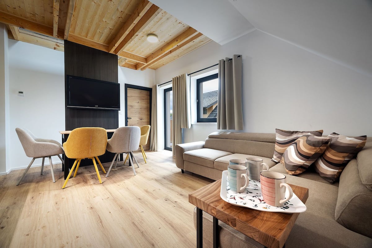 Premium Apartment | Living area | Heated floors